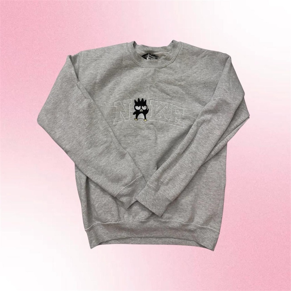 Embroidered Nike badtz Maru Sanrio sweater